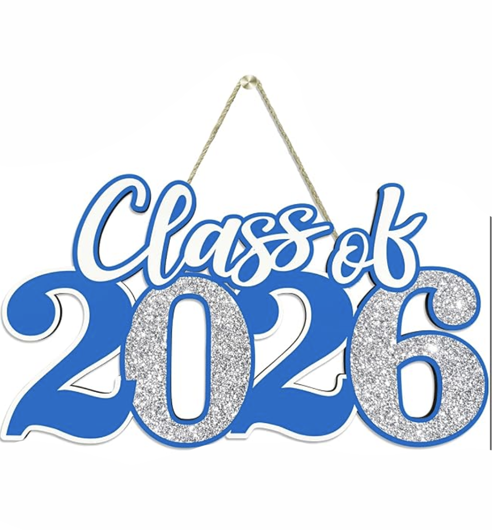 Unisex Graduation Honor Stole With Trim, Angled End Sash 72" Long blue graduation prop